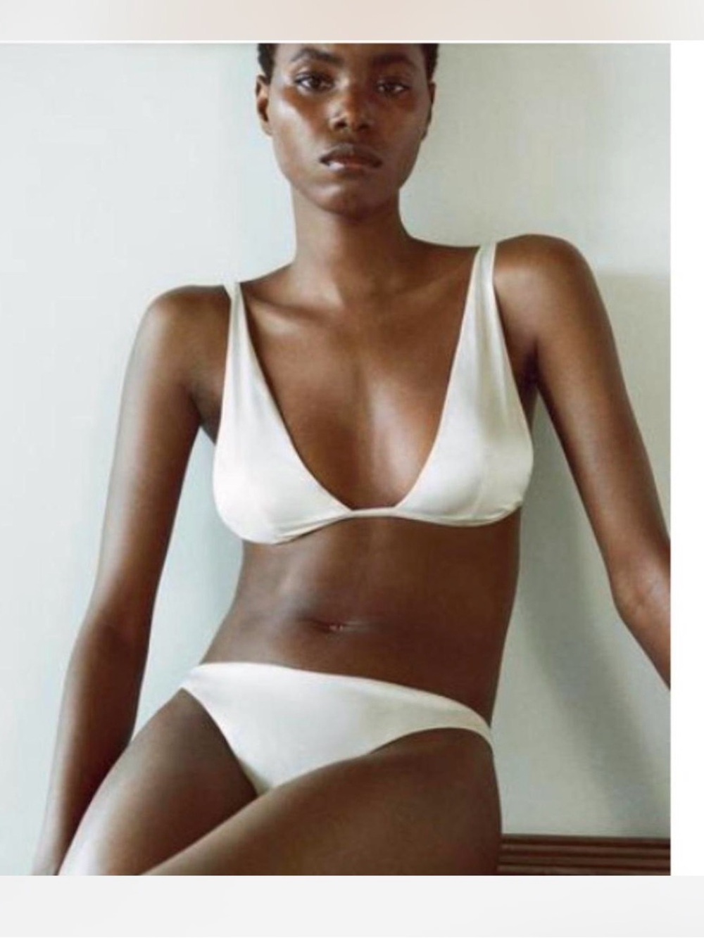 SILK BRA AND THONG
